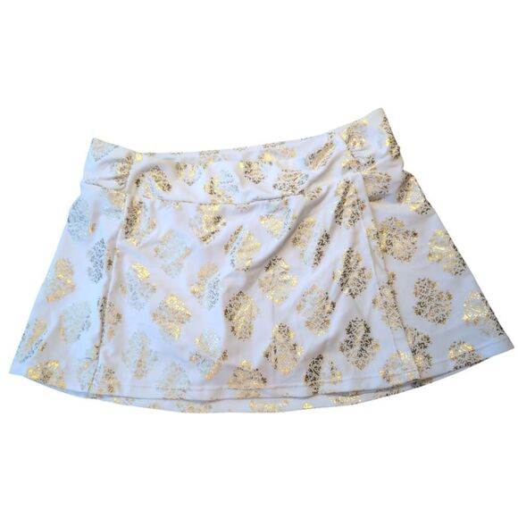 Full coverage swim built in bikini skirt skirt size S 50+upf sun - Picture 2 of 7